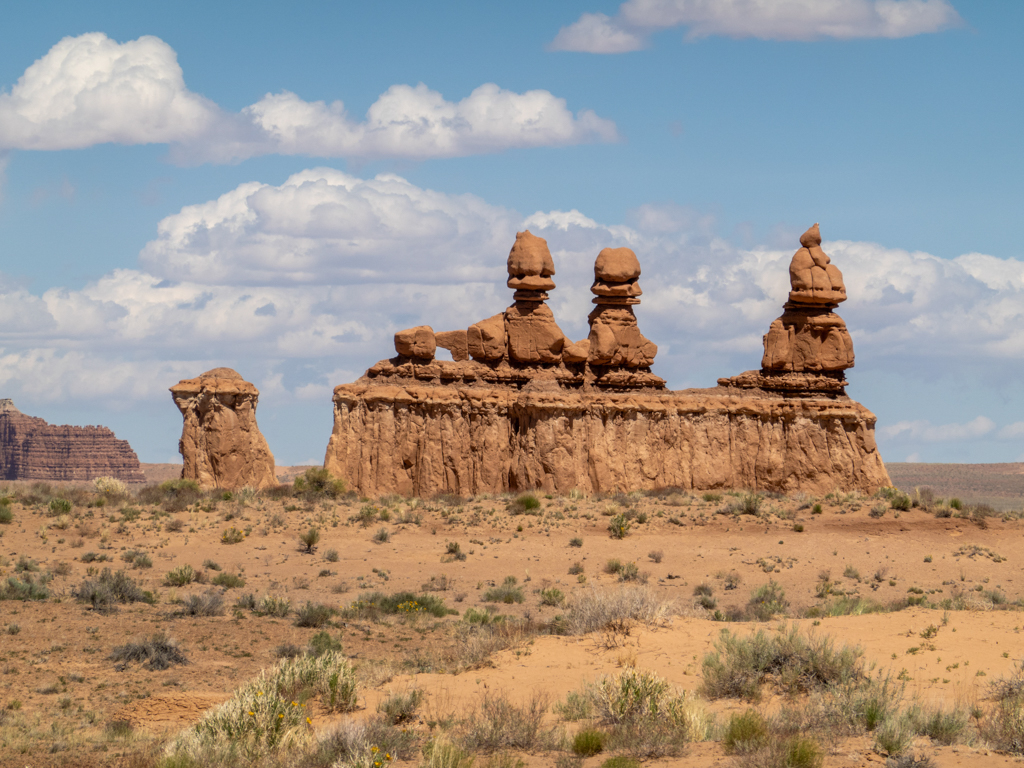Die drei Schwestern im Goblin Valley State Park