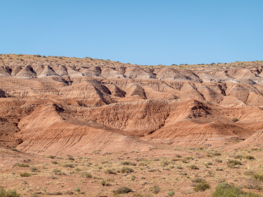 Ein Meer an kleinen Felskegeln hier im Goblin Valley State Park
