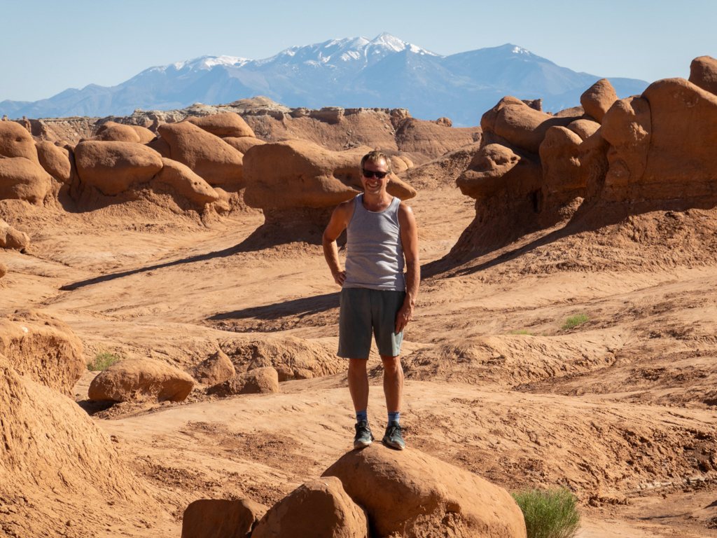 Mit Jo im Goblin Valley State Park unterwegs...