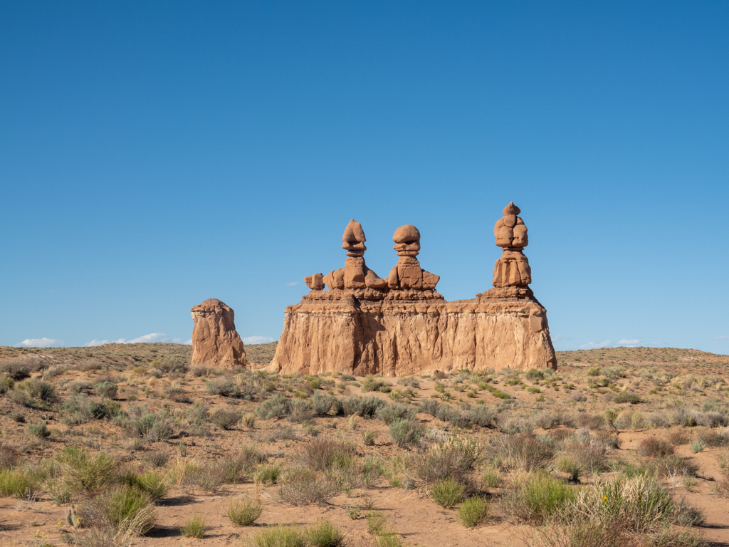 Die drei Schwestern im Goblin Valley State Park