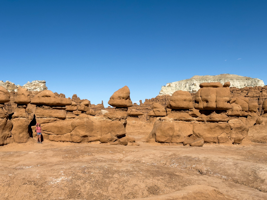 Mit Ma im Goblin Valley State Park unterwegs...