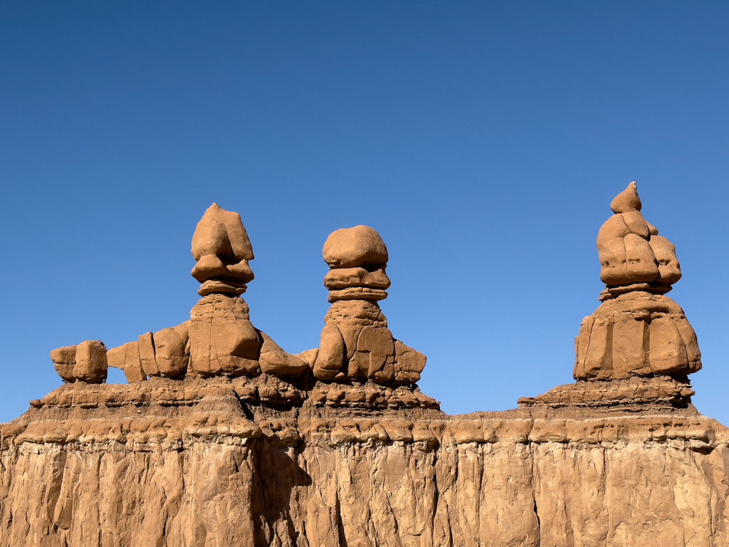 Die drei Schwestern im Goblin Valley State Park