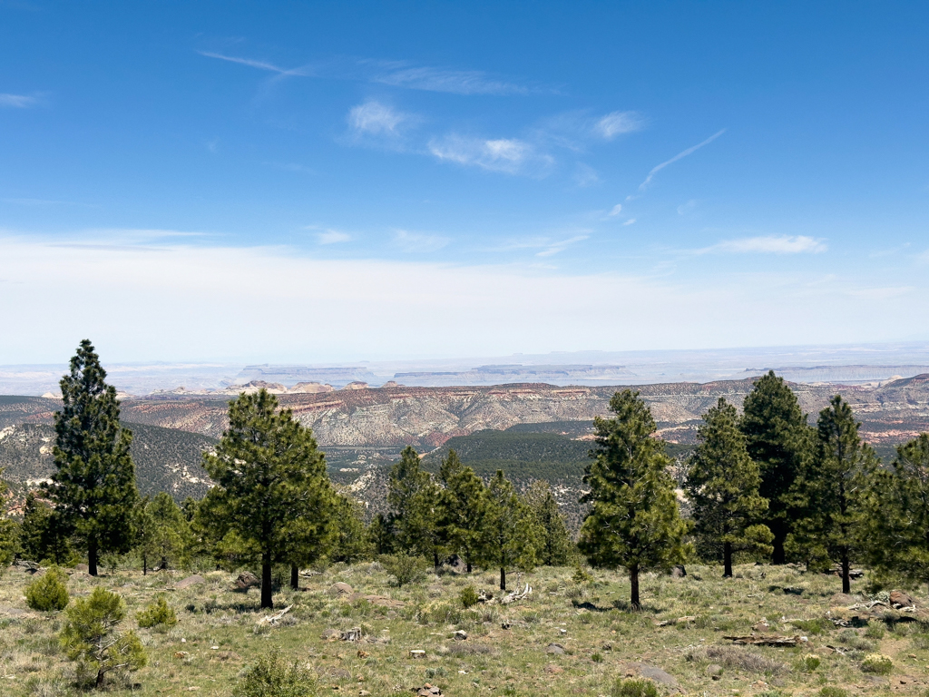 Auf dem Weg vom Capitol Reef zum magischen Bryce Canyon. Diese weiten Einschnitte der Canyons in die Landschaft
