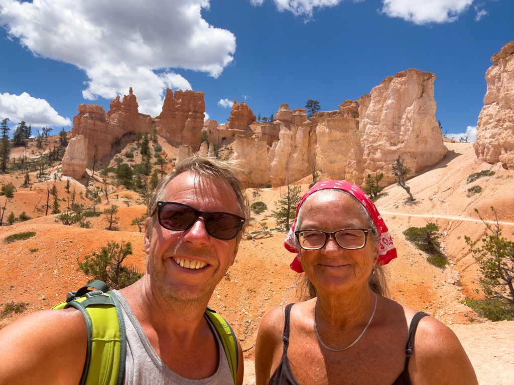 JoMa Selfie auf der Wanderung im Bryce Canyon