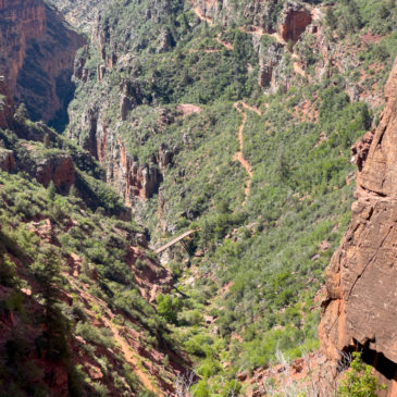 Wanderung in den Grand Canyon