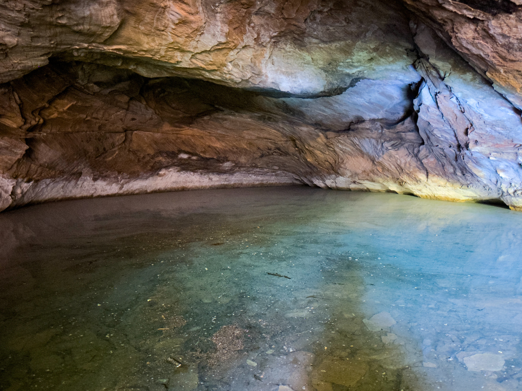 In der Höhle des "Hidden Lake", Kanab