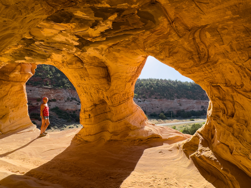 Ma bei den Sand Caves in Kanab