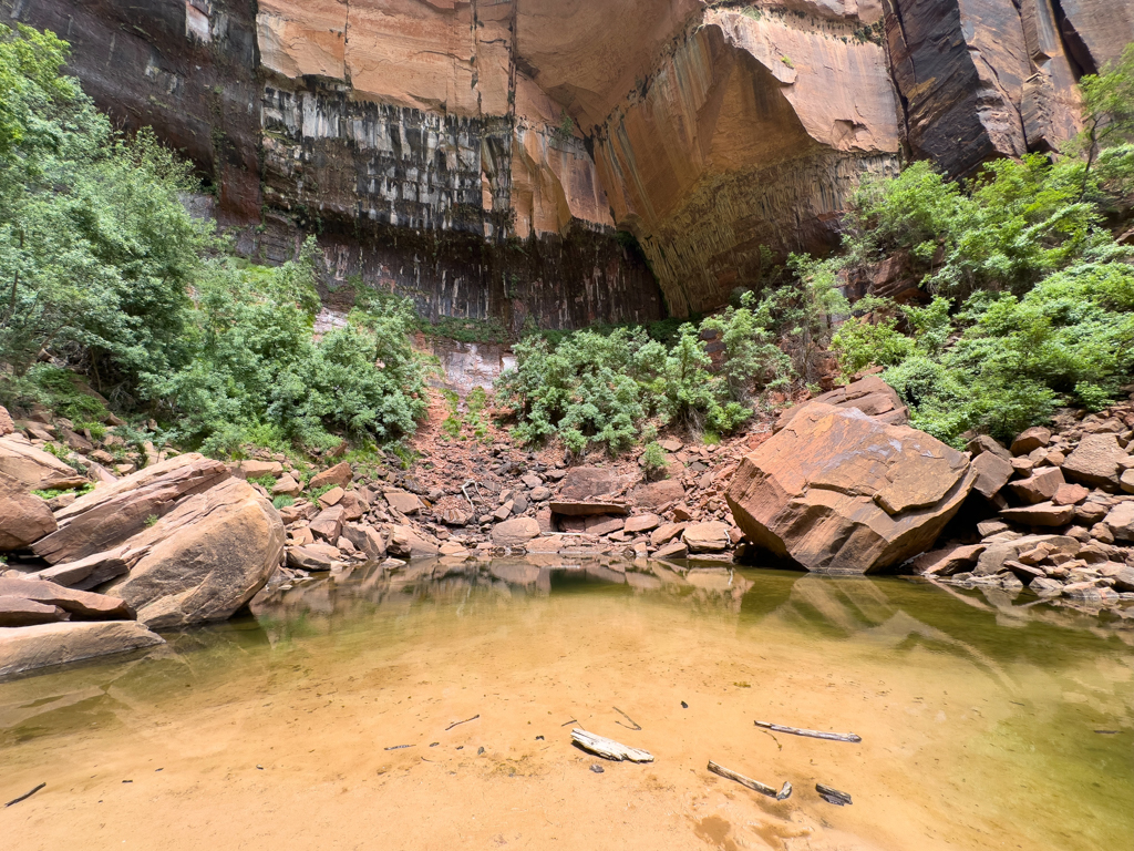 Der grosse der beiden Emerald Pools ist nicht so gross wie erwartet