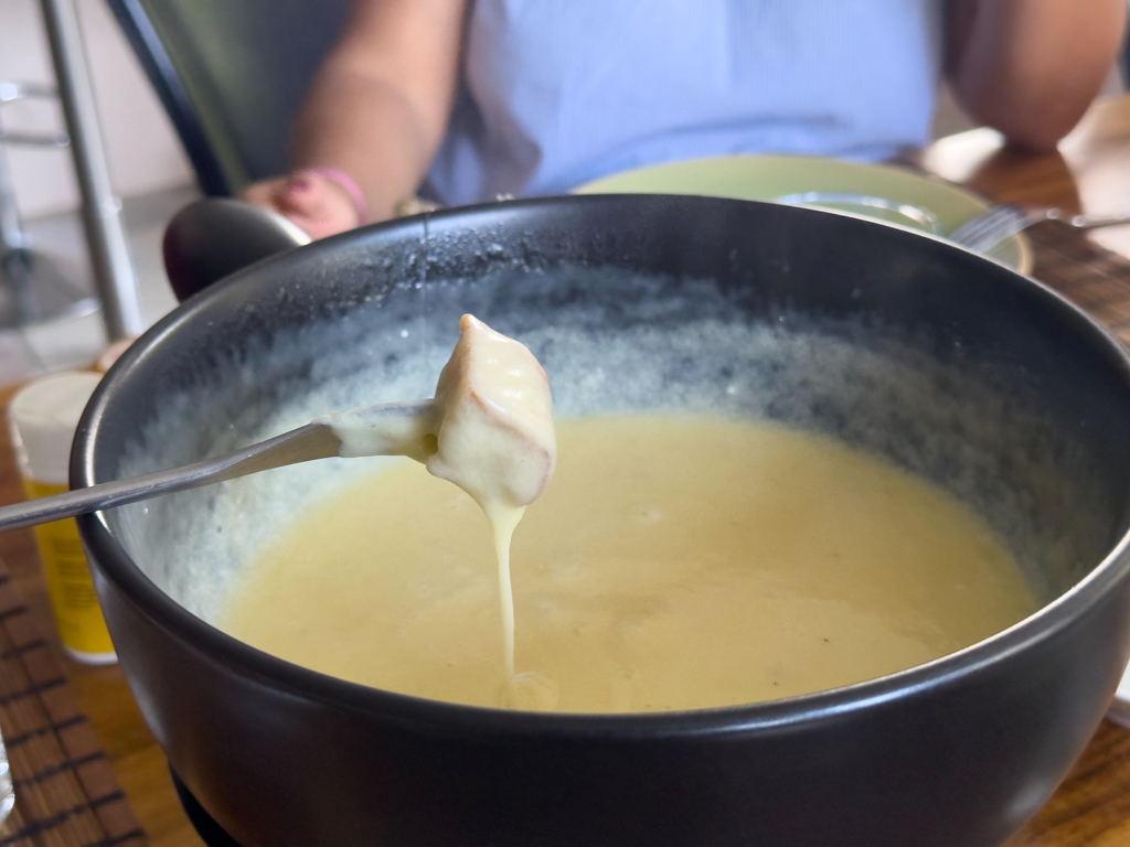 Mmmhhh, Fondue im Hochsommer ;-)