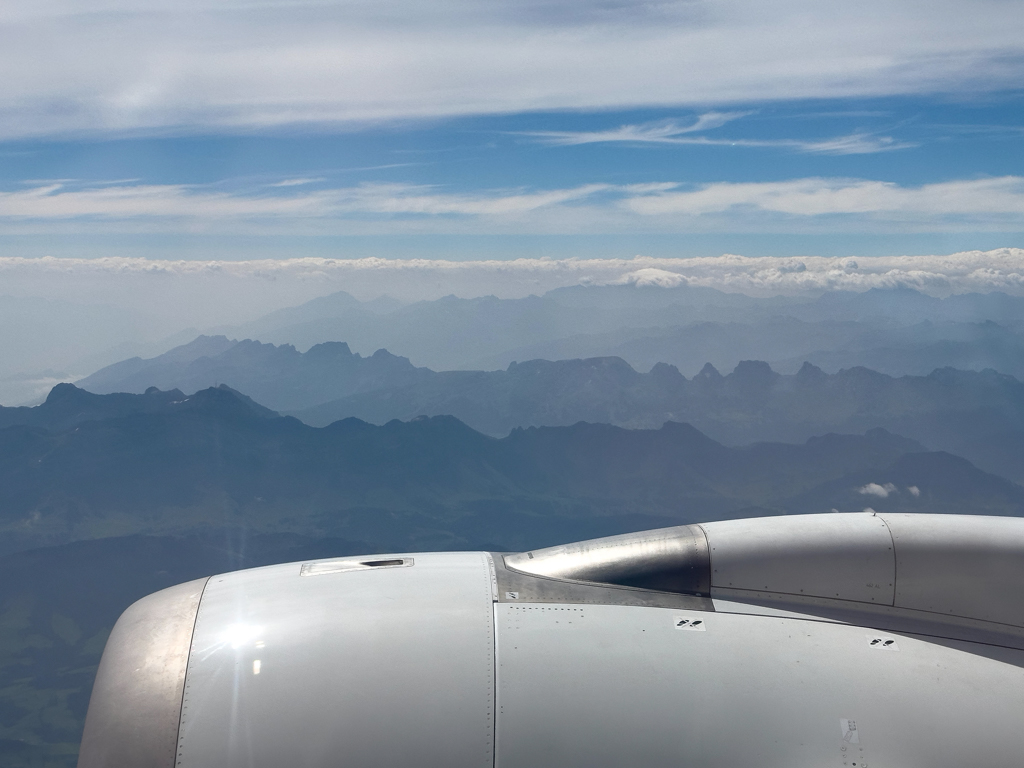 Blick auf die Churfirsten von Norden