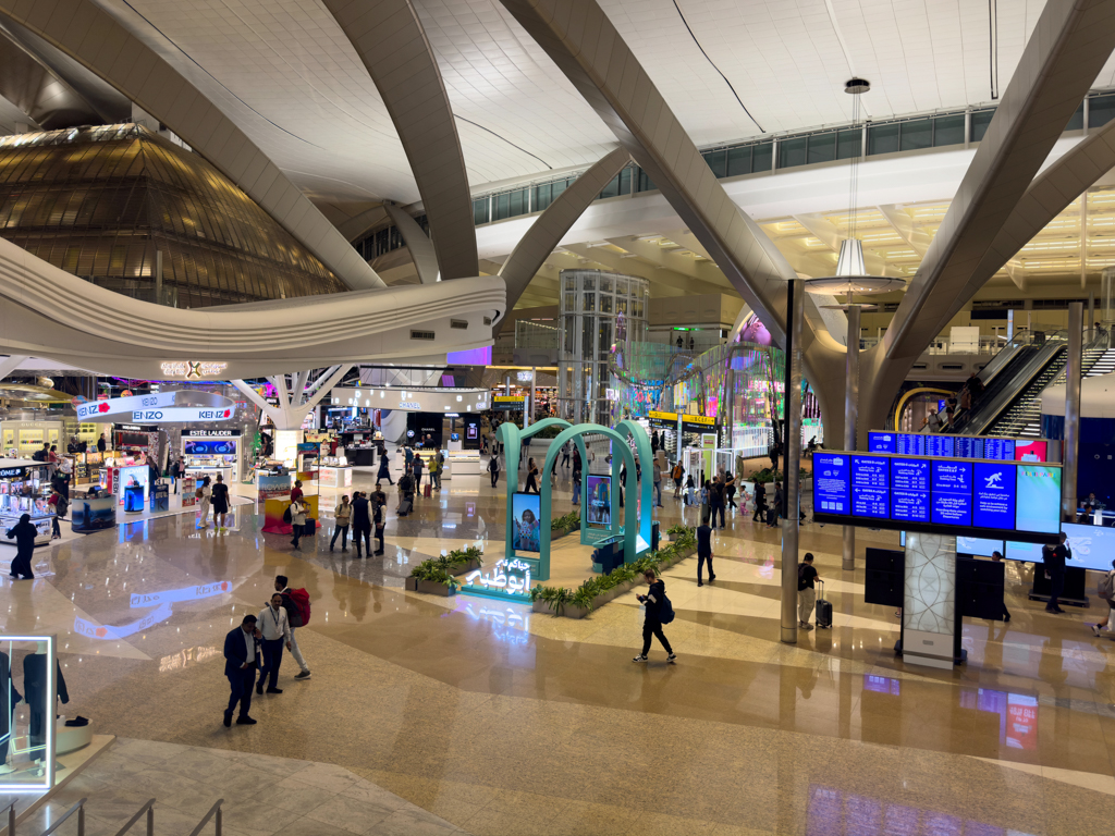 Flughafen von Abu Dhabi