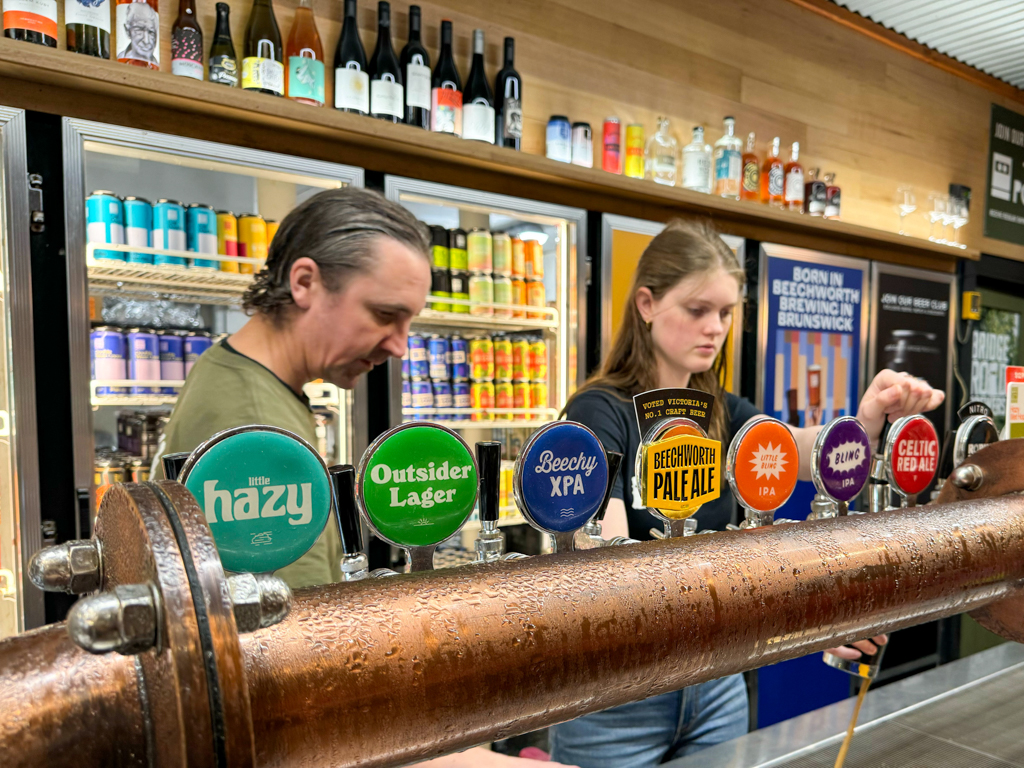 Die Biertheke. Es gibt einiges zu (Pro)bieren. Im wahrsten Sinne des Wortes :-)