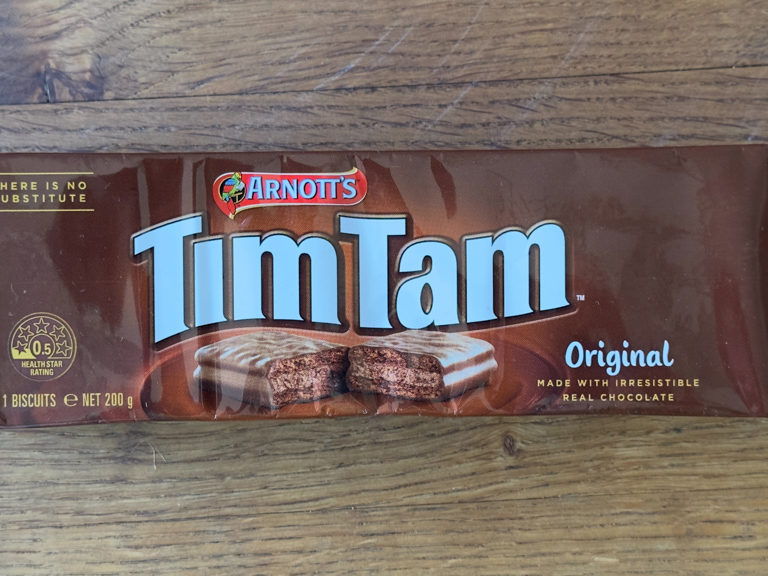 TimTam, eine Australische Spezialität, muss probiert werden!