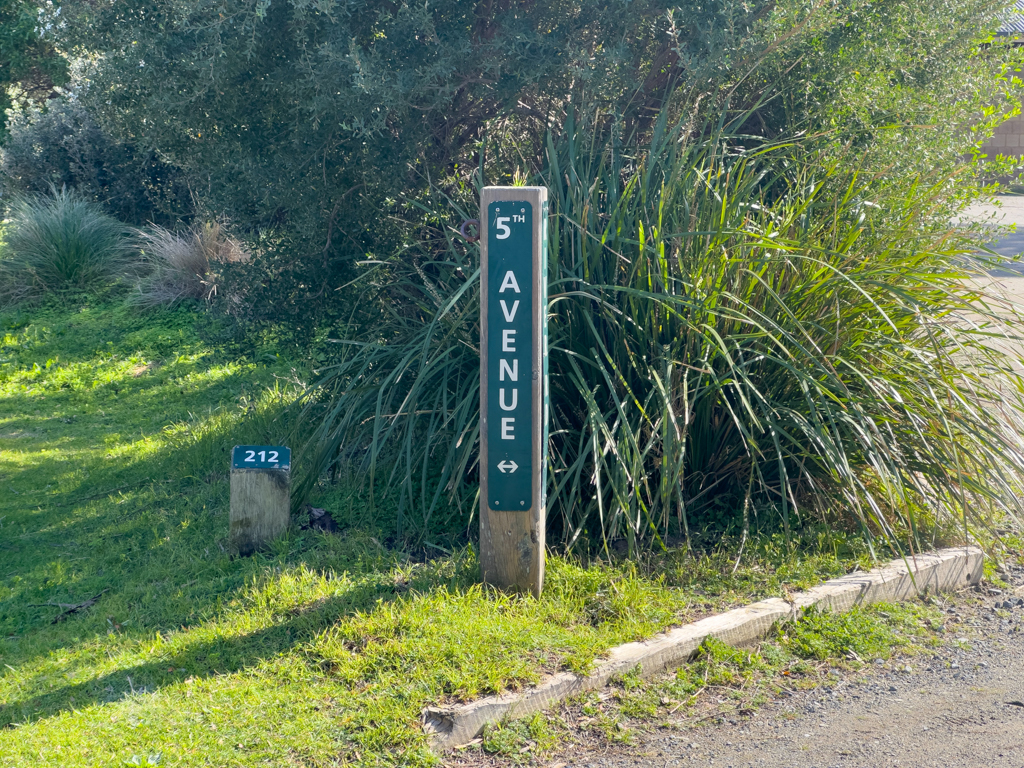 5th Avenue ;-) im Tidal River Campground des Wilsons Promontory N.P.