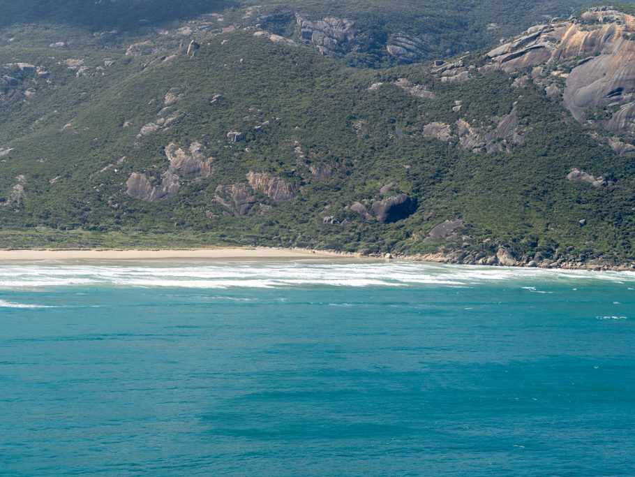 Aussicht auf die Norman Beach, Wilsons Promontory N.P.