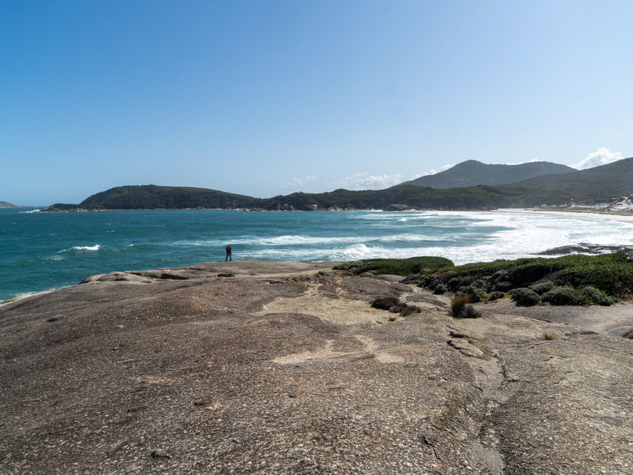 Aussicht auf die Squeaky Beach, Wilsons Promontory N.P.