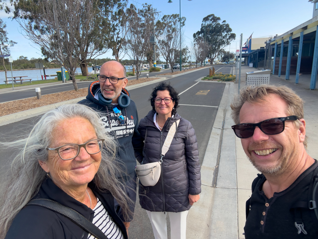 Wiedersehen mit Alex und seiner Frau in Paynesville