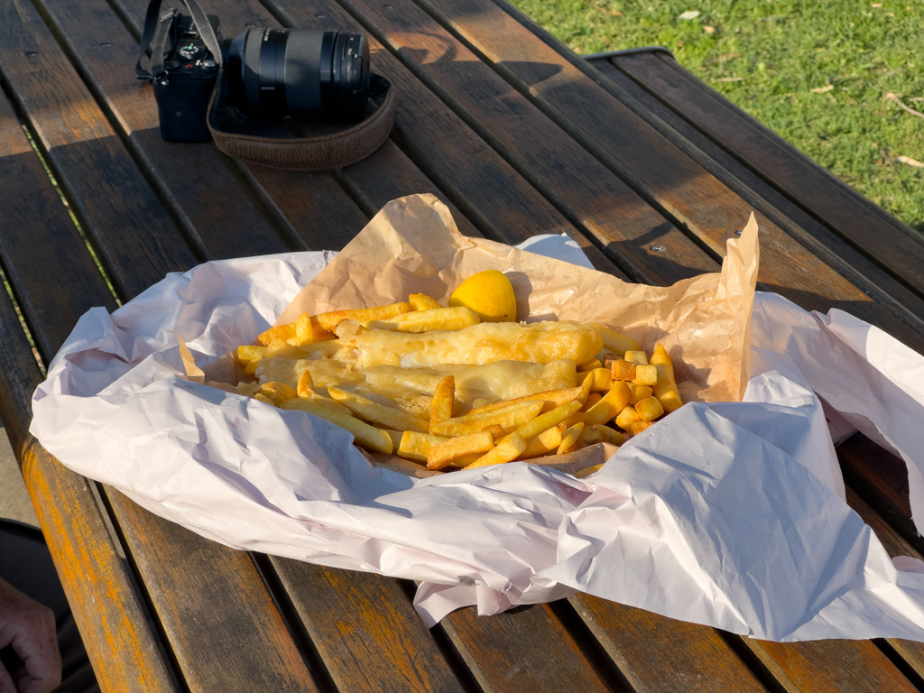 Fish & Chips - eine Riesenportion!
