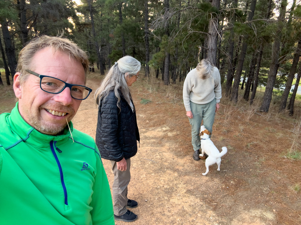 Mit Celeste drehen wir eine Ricky-Runde durch den Park