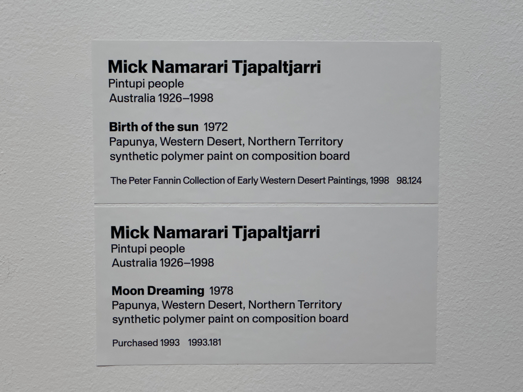 National Art Gallery: Aboriginal Kunst