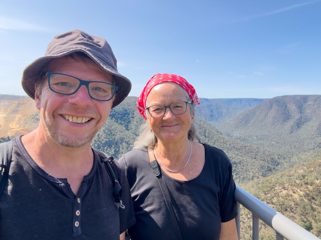 JoMa Selfie am Bungonia Lookdown