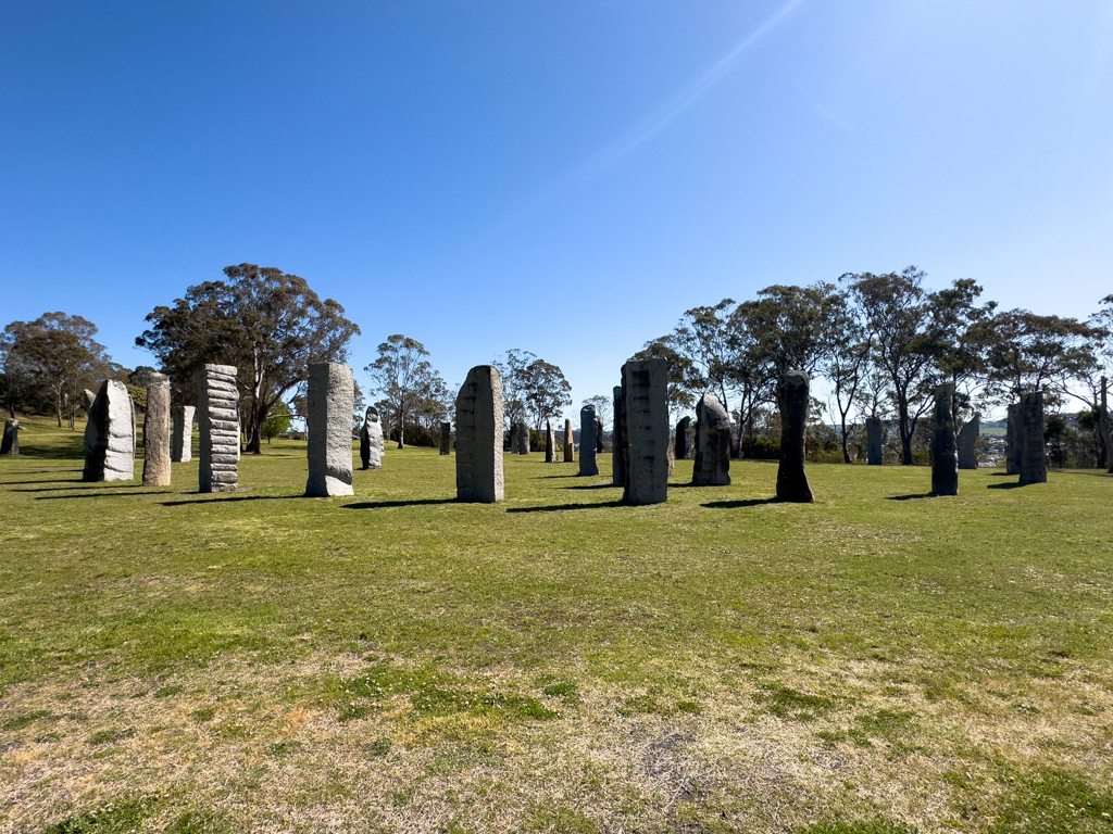 Steinkreis in Glen Innes - australisches Stonehenge von 1992