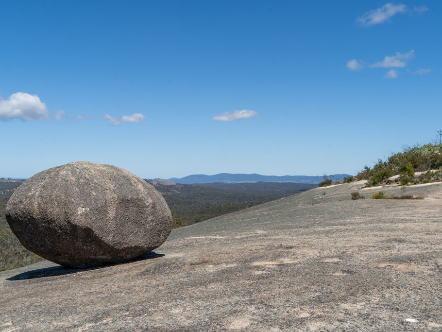 auf der Kuppe des Bald Rocks