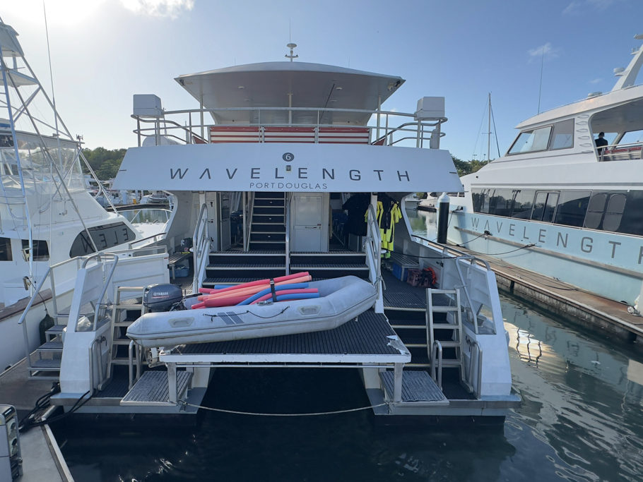 Die Wavelength 6 ist unser Boot für den heutigen Tag
