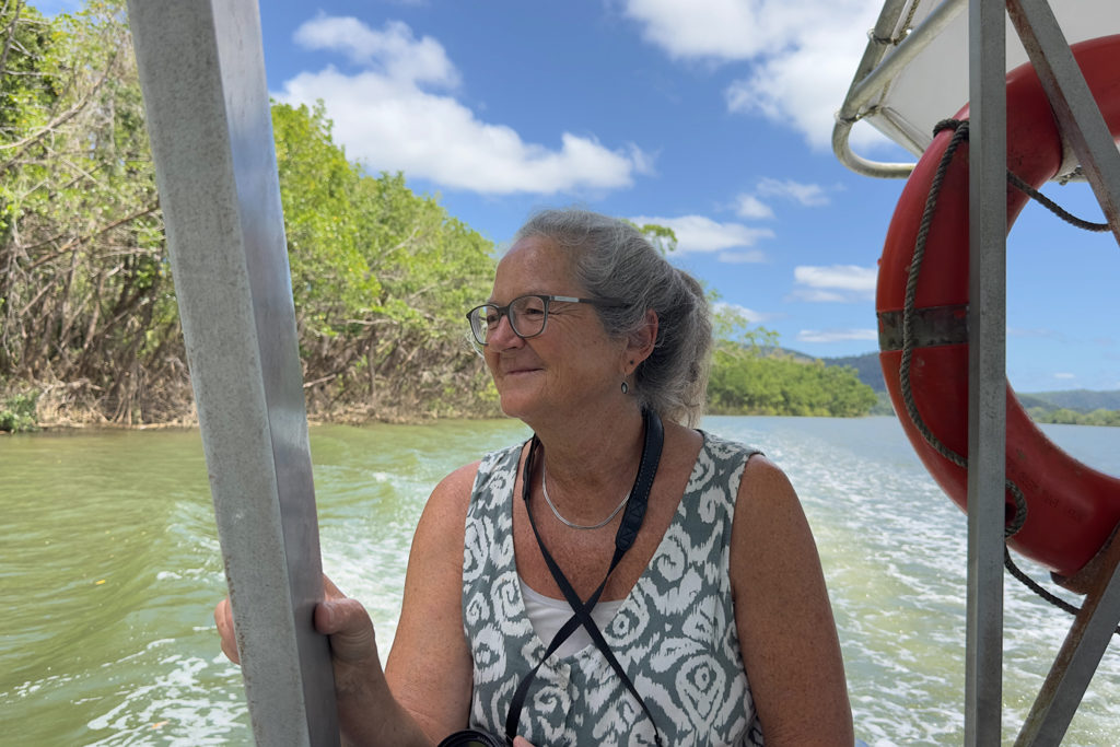 Auch Ma hat grosse Freude an dieser Croki Tour auf dem Daintree River