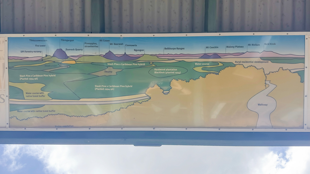 Eine Erklärung zu den Glass Mountains und Umgebung