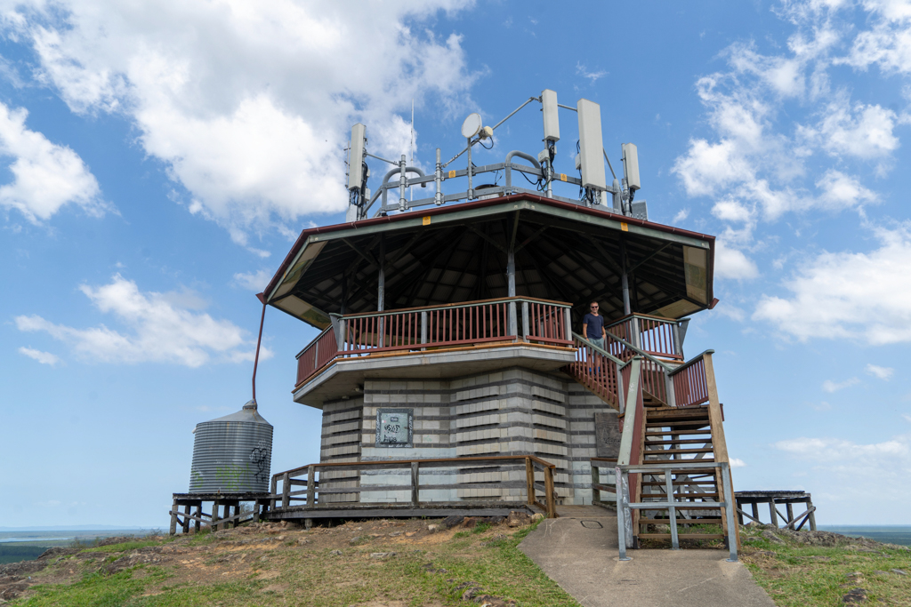 Der kleine Aussichtsturm auf dem Wild Horse Mountain Lookout