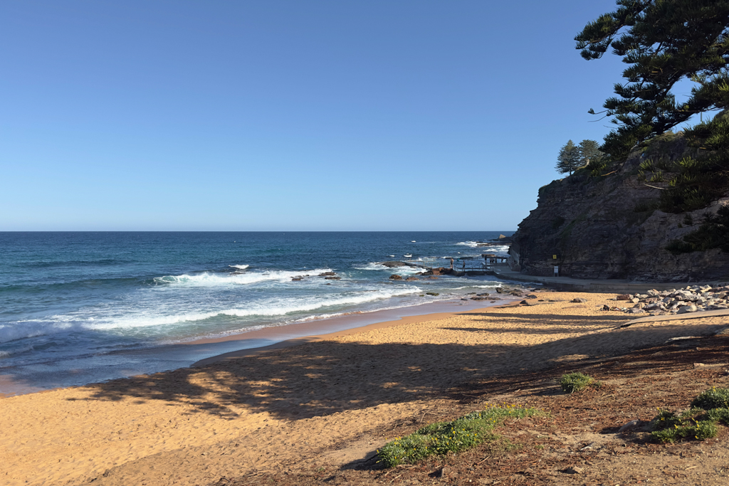 Avalon Beach, nördlich von Sydney, die rechte Seite