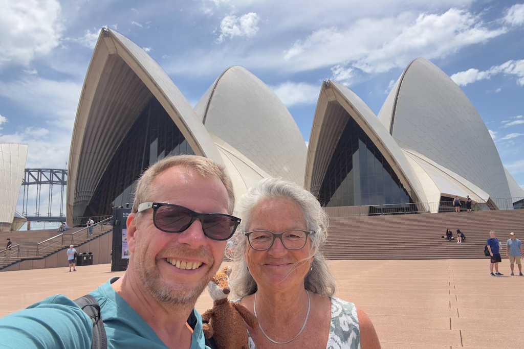 JoMaMo Selfi vor der weltberühmten Opernhaus in Sydney