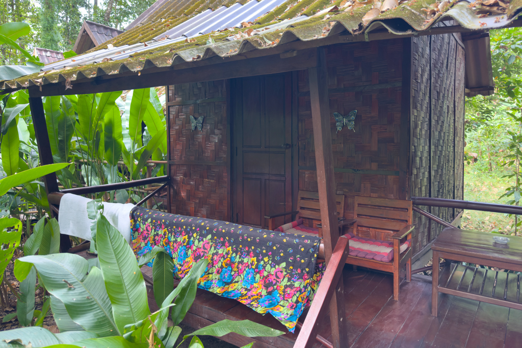 Unser kleiner Pavillon als Unterkunft im Spring River Resort.