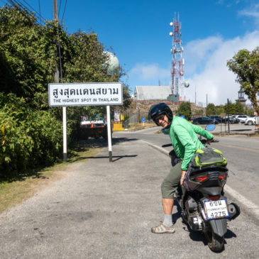 Auf dem höchsten Punkt Thailands