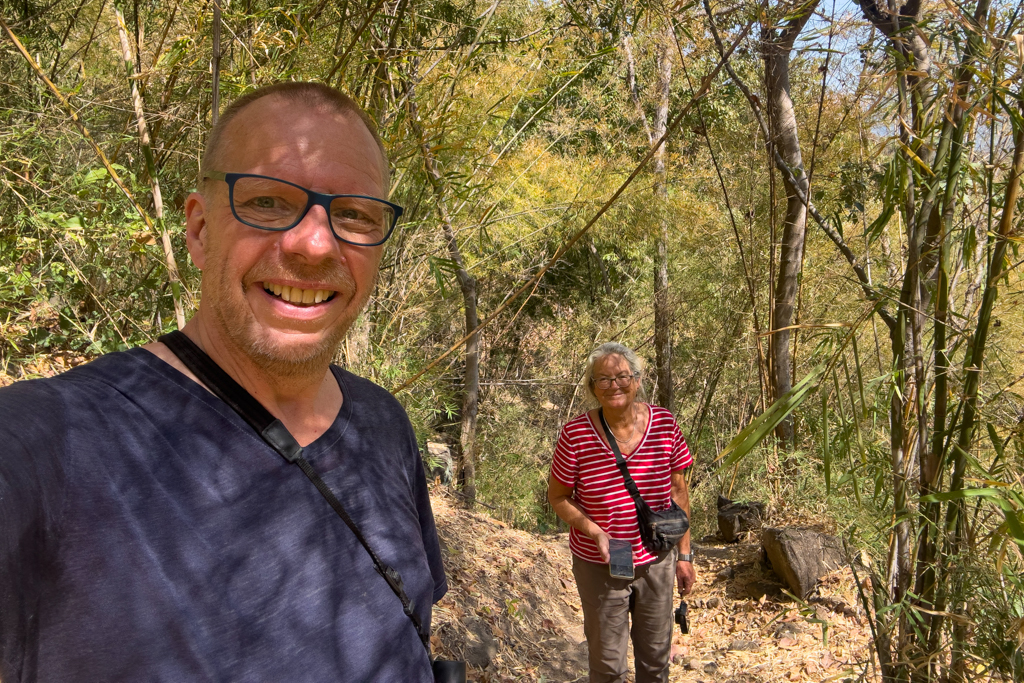 JoMa Selfie auf der Wanderung im Op Luang Nationalpark