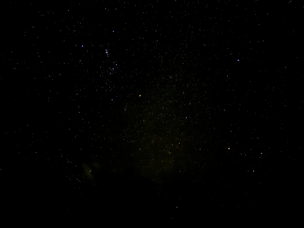 Kleiner Sternenhimmel in der Nacht im Cocoparra National Park