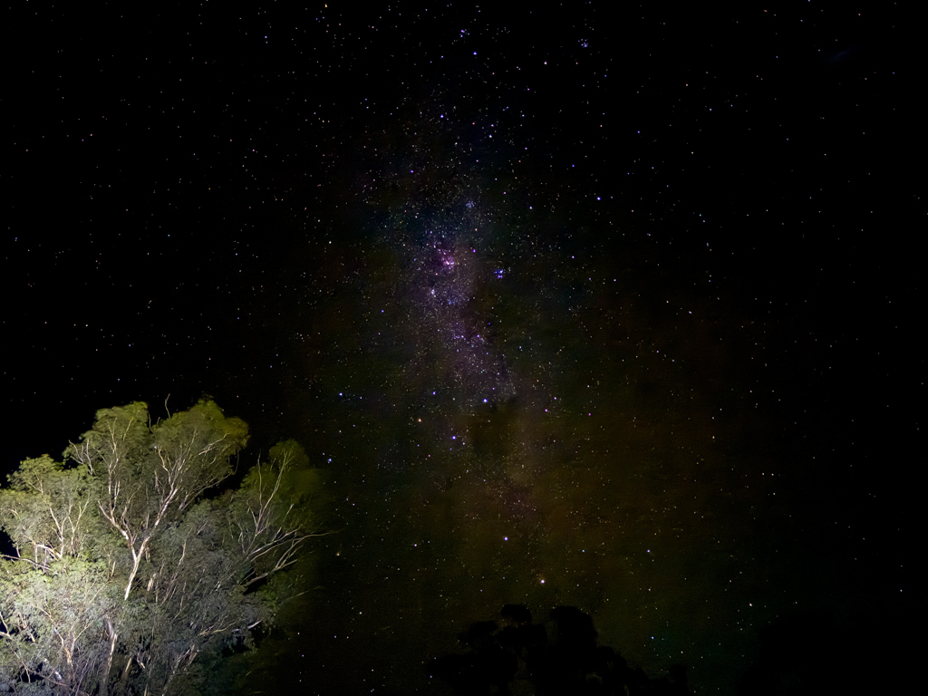 Ein Stück der Milchstrasse über uns im Cocoparra National Park