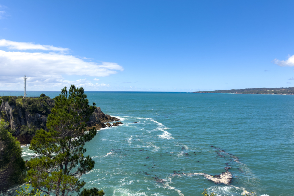 Aussicht vom Lookout in Eden auf die Twofold Bay