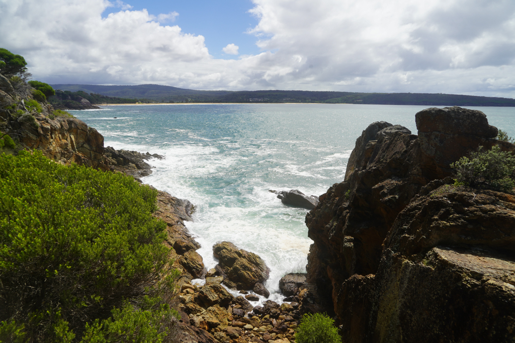 Blick auf den nördlichen Teil der Twofold Bay