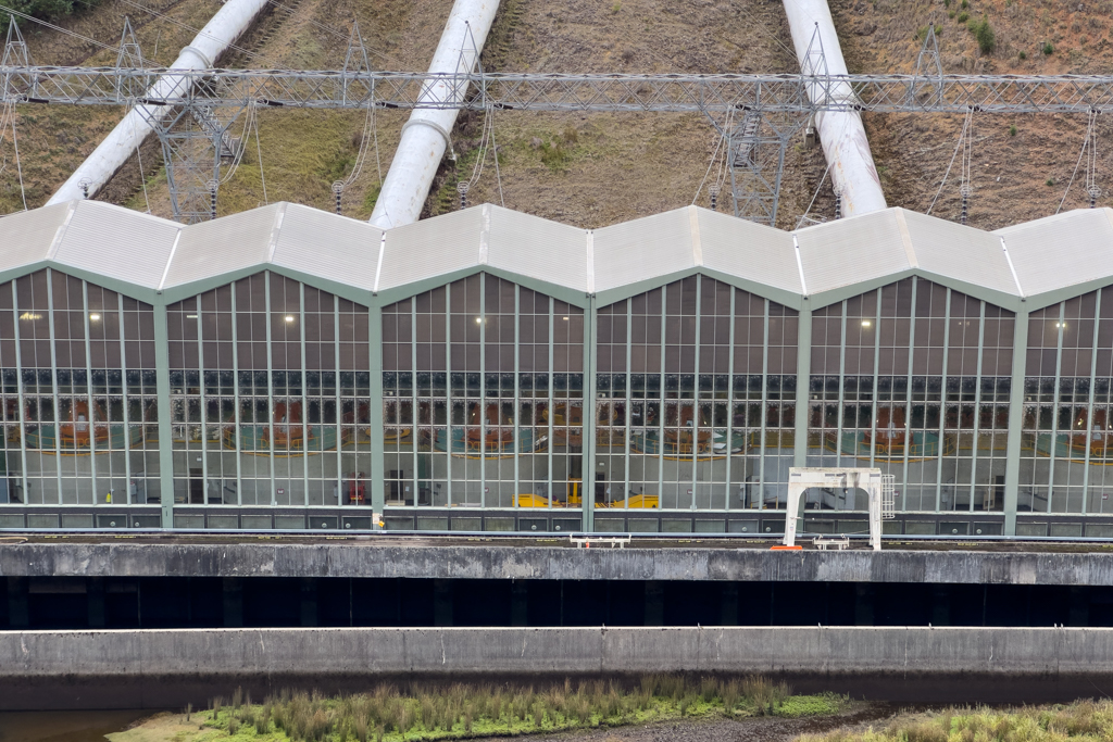 Ausschnitt aus dem Turbinenhaus