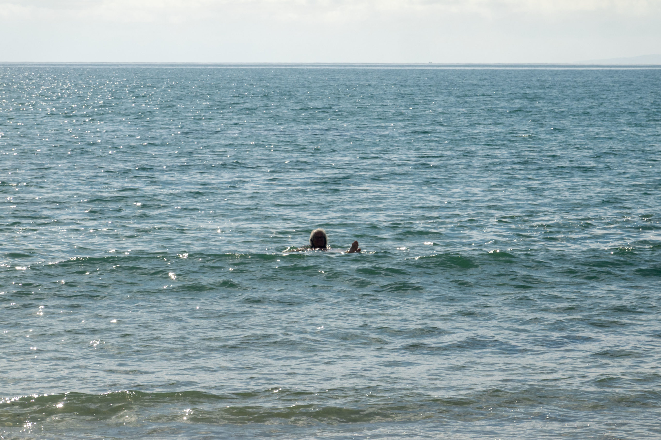 Ma als Badenixe im Meer...