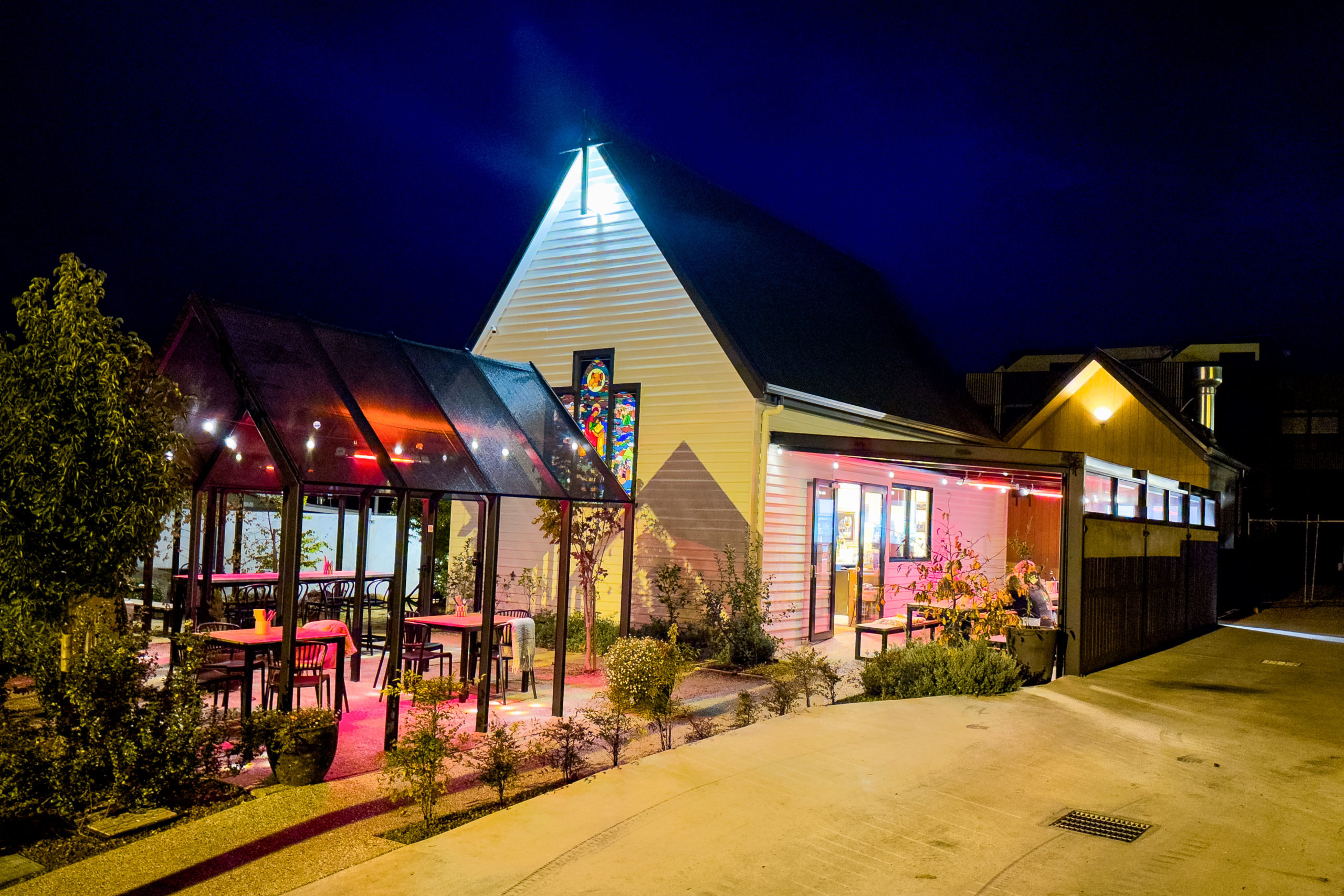 Die zum kleinen, aber feinen Restaurant umgebaute Kapelle St.Marks