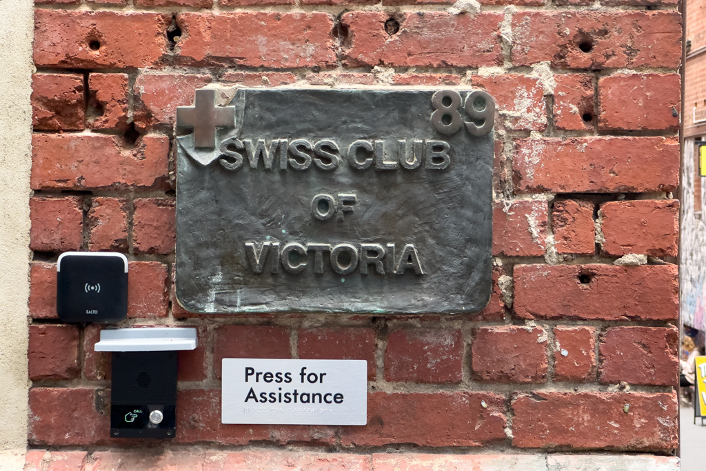 Die kleine Schweiz ist überall diheime. Swissclub in Melbourne