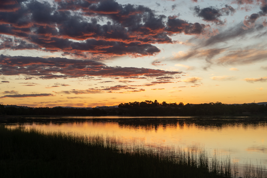 Abendstimmung über dem Green Hill Lake