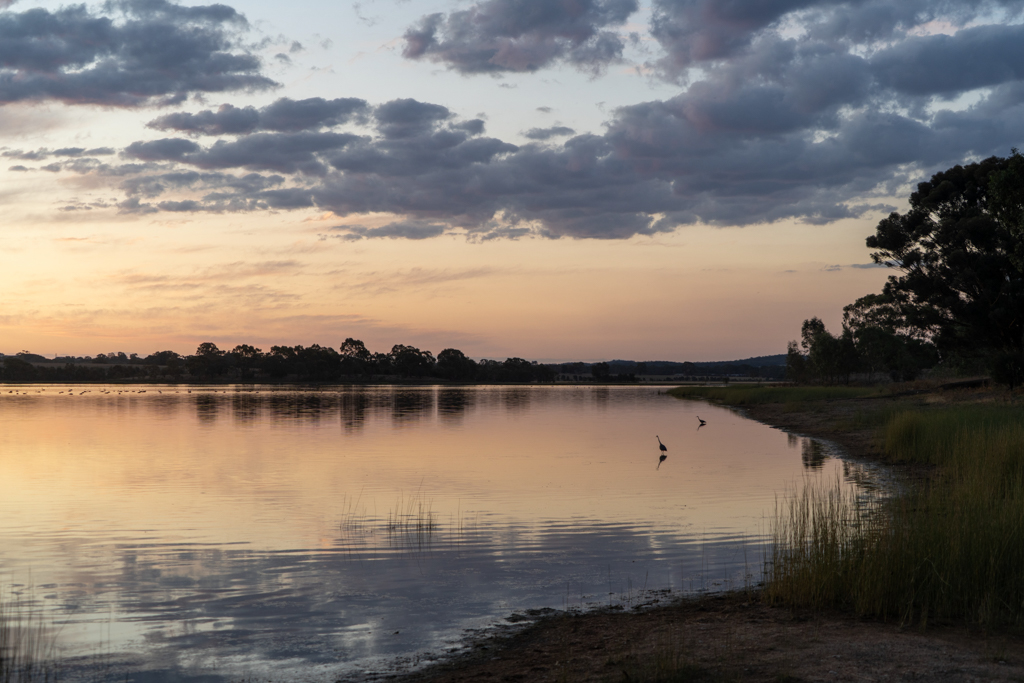 Abendstimmung über dem Green Hill Lake Campground