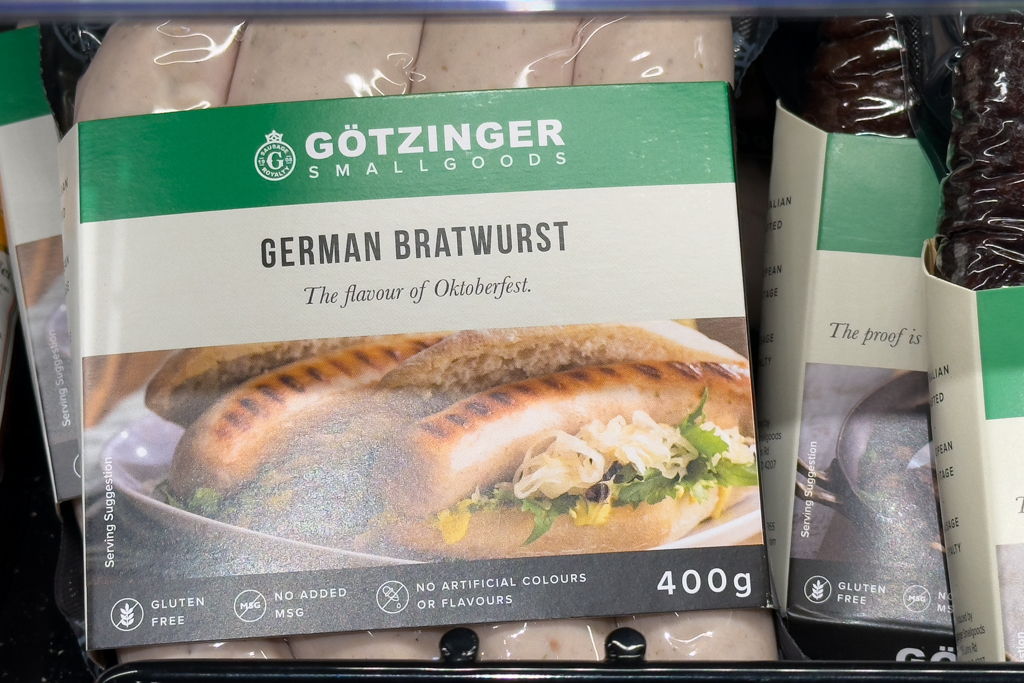 Da lassen wir uns gerne verführen: German Bratwurst. Die MUSS es sein!