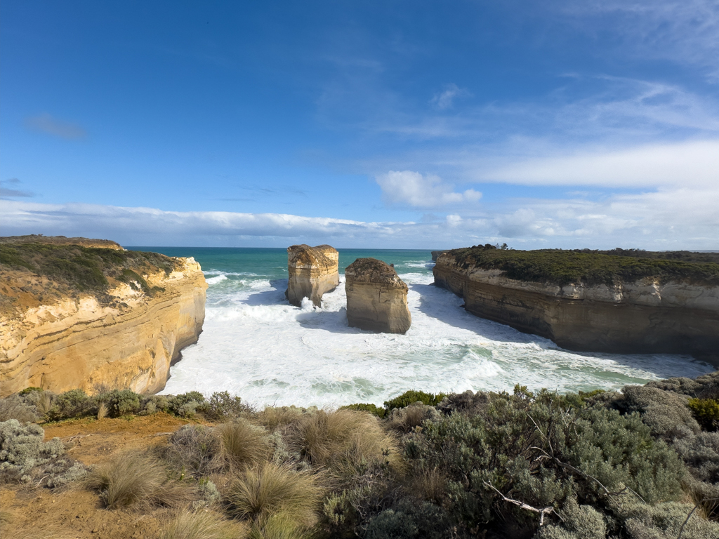 Am grossen Loch Ard Gorge Look Out. Hier genau am Tom & Eva Look Out