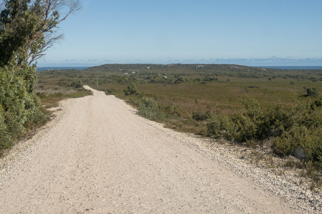 Gravel Road, Schotterstrasse zum Bluff Hill Point
