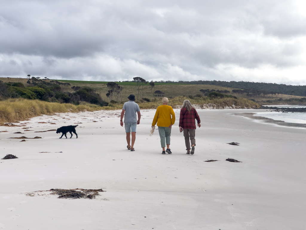 JoMa sind mit Juno, Ian und Marcel an der Bay of Fire unterwegs